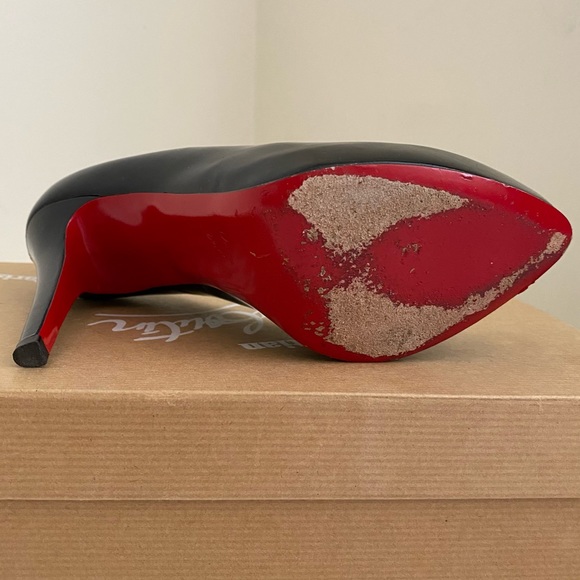 Christian Louboutin Rolando 120 Black Patent heels - Picture 7 of 8